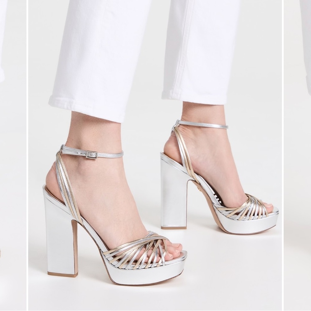 VERONICA BEARD
Fletcher Metallic Heel Sandals - Picture 15 of 15